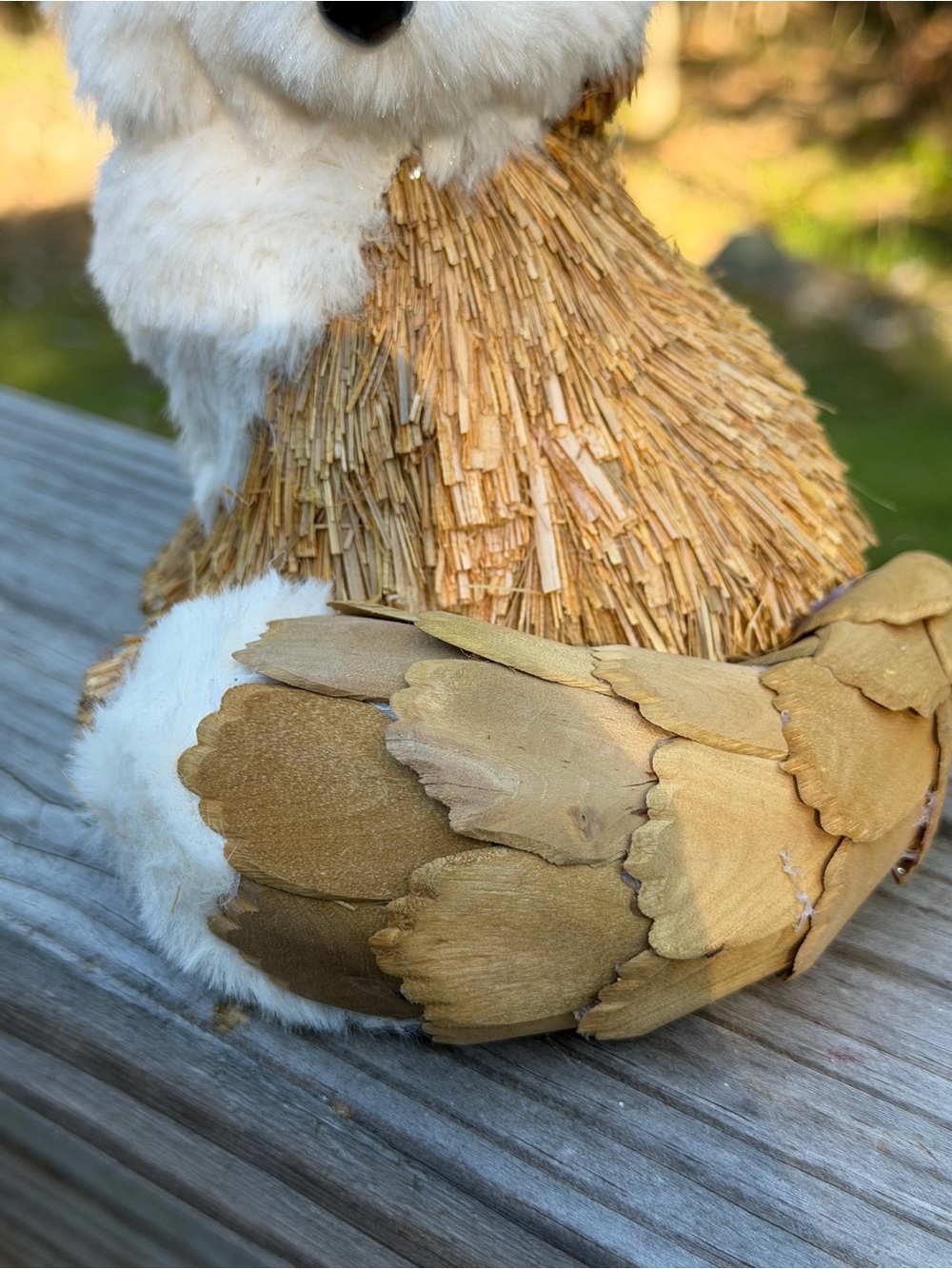 🦊 Autumn Sisal Fox & Wreath | For Centerpiece or Hang - Picture 9 of 15